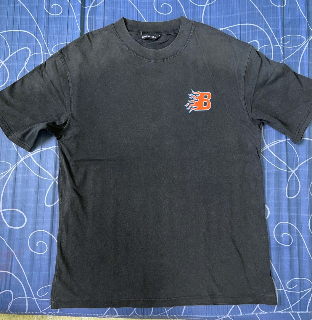 Balenciaga Distressed T-shirt, Men's Fashion, Tops & Sets, Tshirts & Polo  Shirts on Carousell