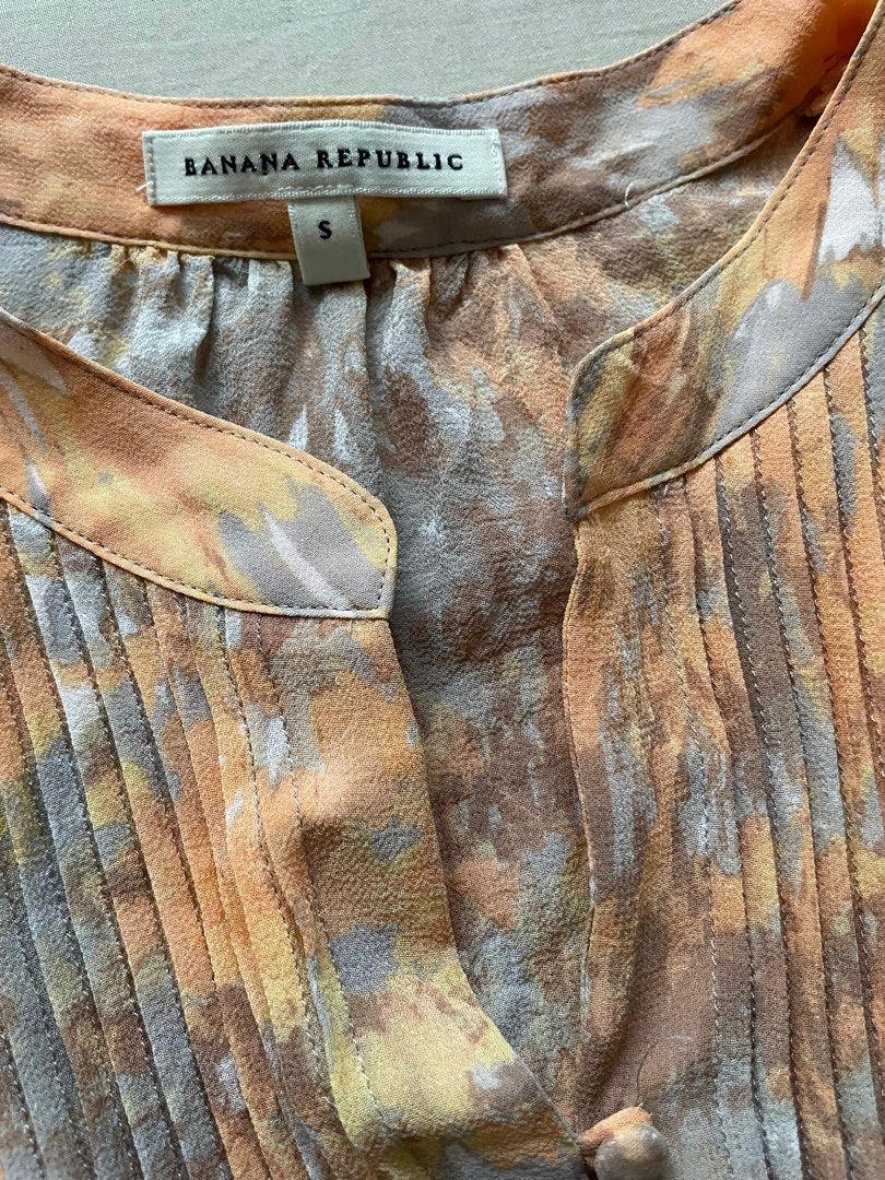 Banana republic sheer blouse on sale