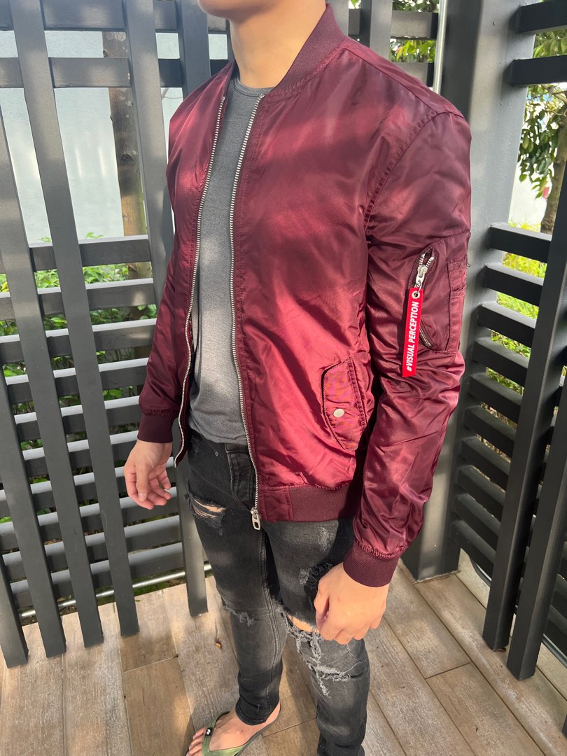 Bershka men's bomber jacket online