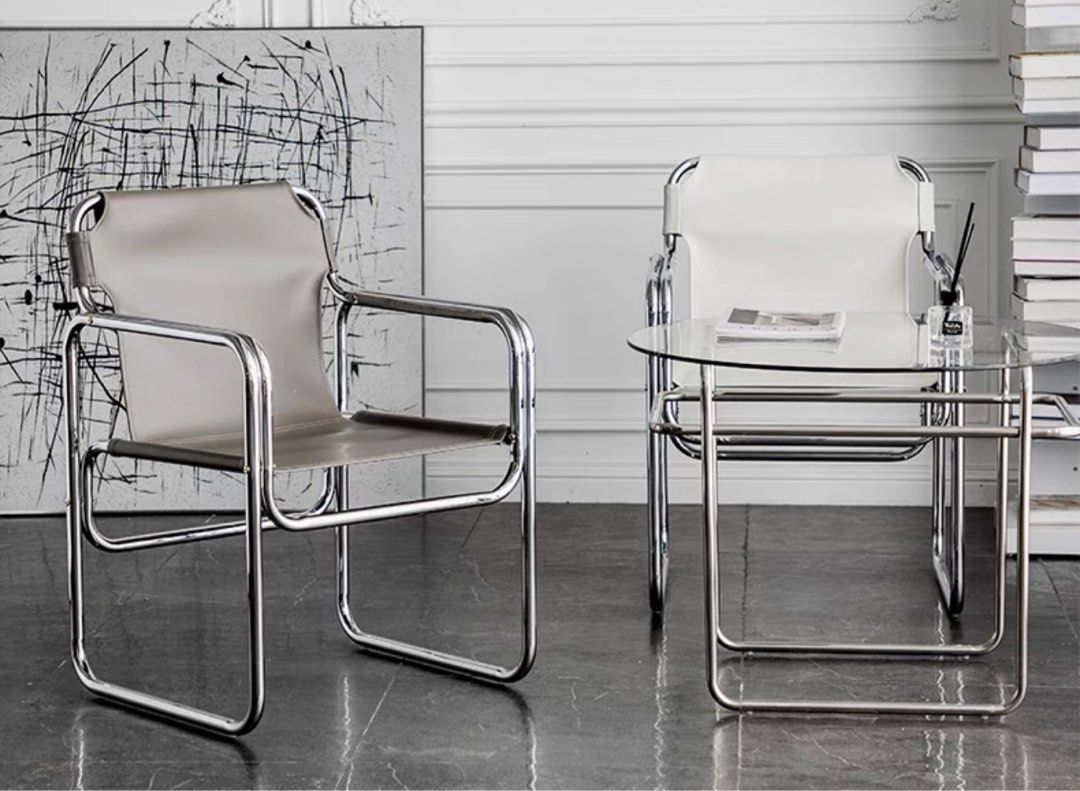 BLATHNAT Stainless Steel Armchair Furniture Home Living