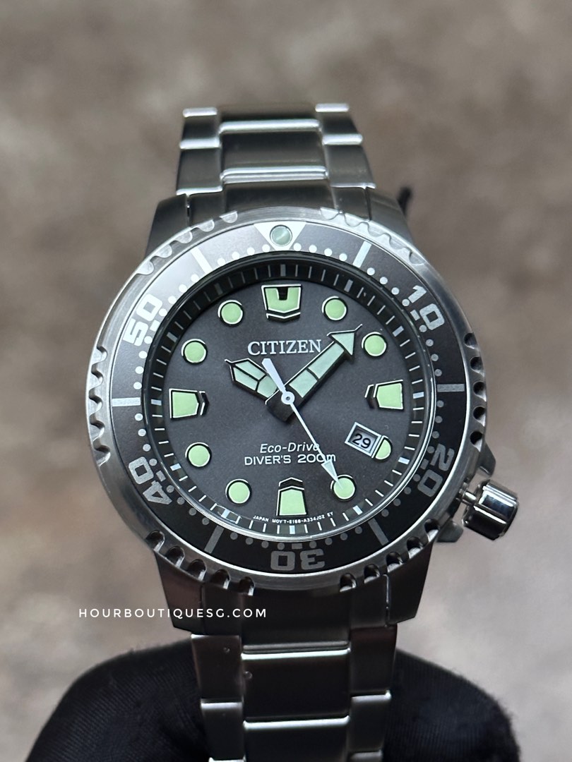 Brand New Citizen ProMaster Grey Dial Eco Drive Divers Watch