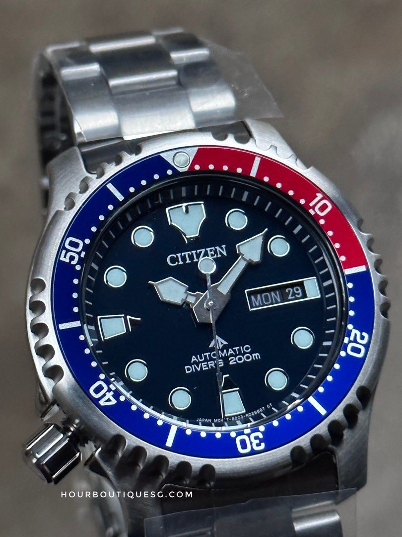 Citizen deals pepsi bezel