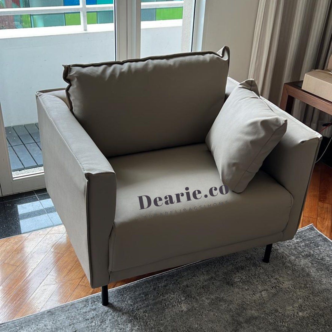 Curated visual reference: Faux Leather Scandinavian Apartment Design Ideas Reference: Brand New Faux Leather Sofa Set Scandinavian Modern 4 Seater