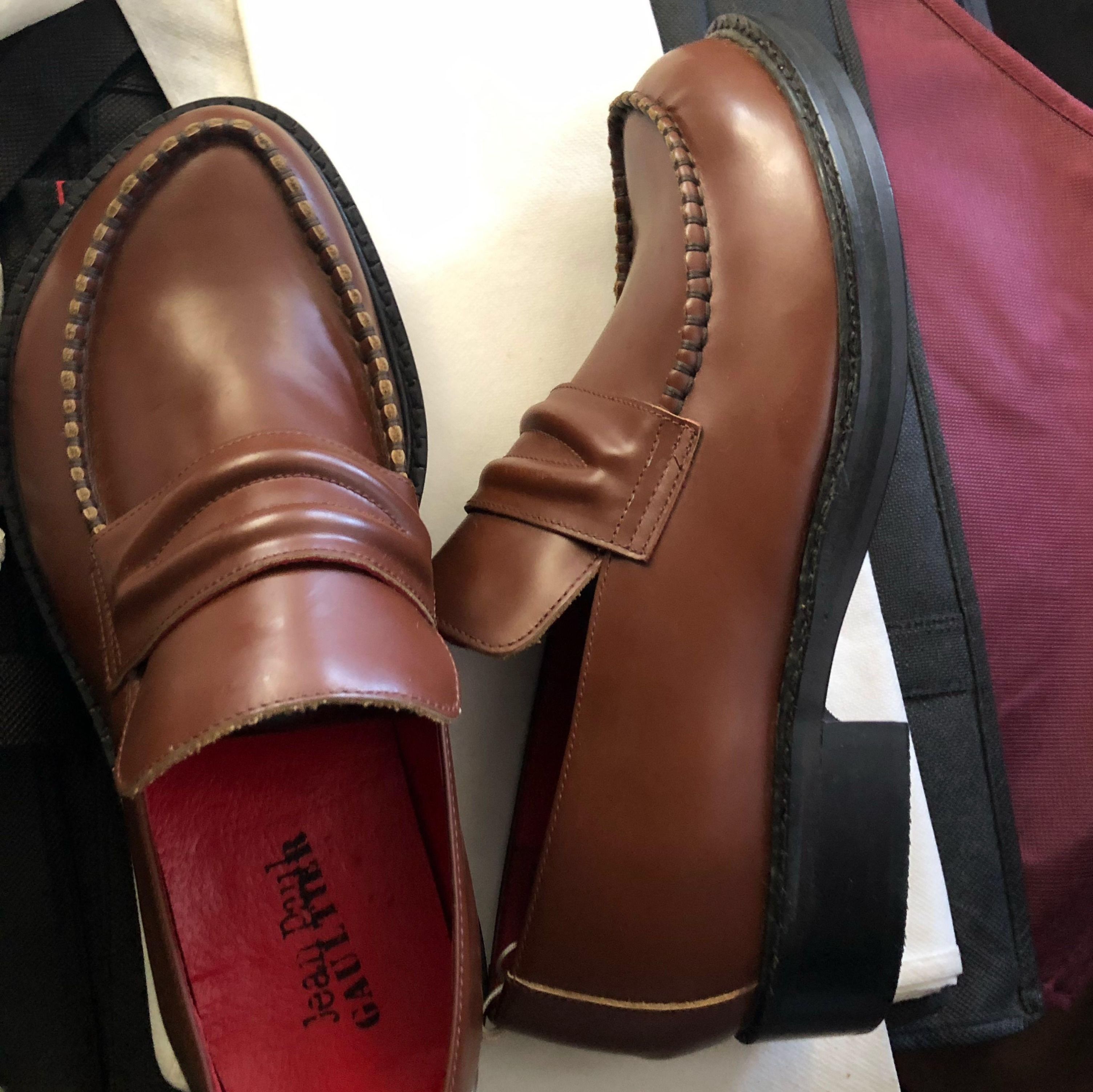 Brand new Jean Paul Gaultier Men brown leather shoes Luxury