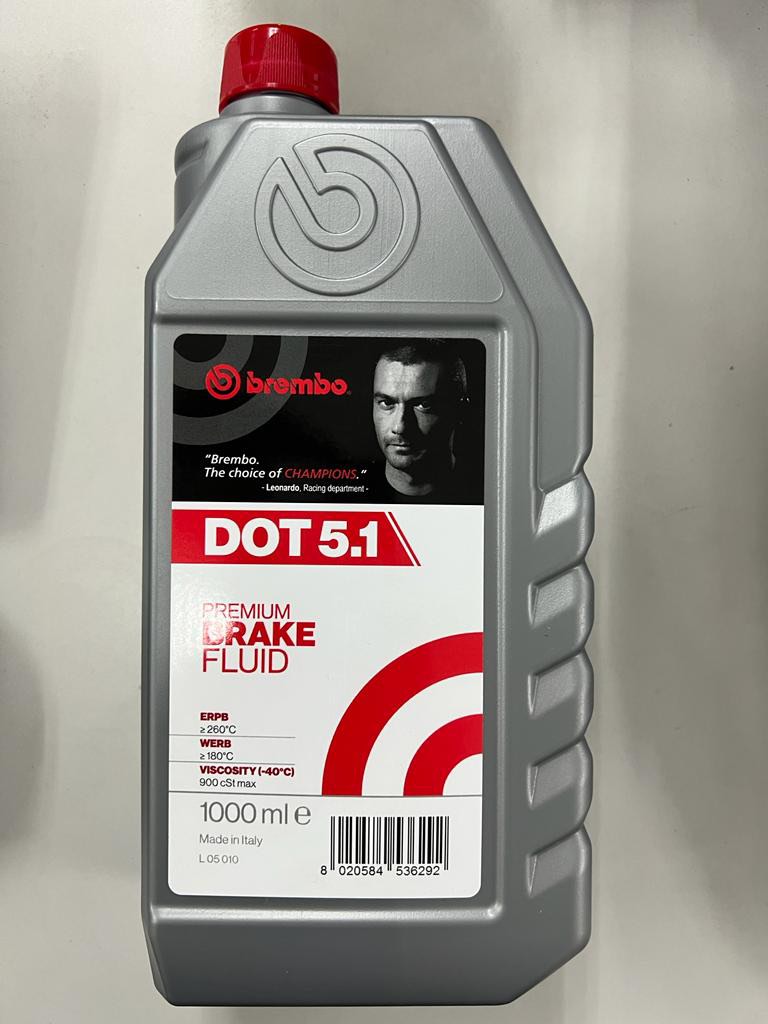 Brembo Dot 5.1 Brake Fluid 1L bottle, Car Accessories, Accessories on