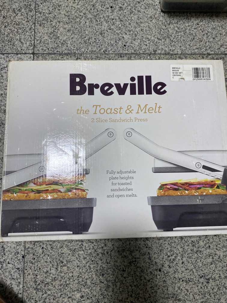 Breville Toast & Melt Sandwich Press, TV & Home Appliances, Kitchen