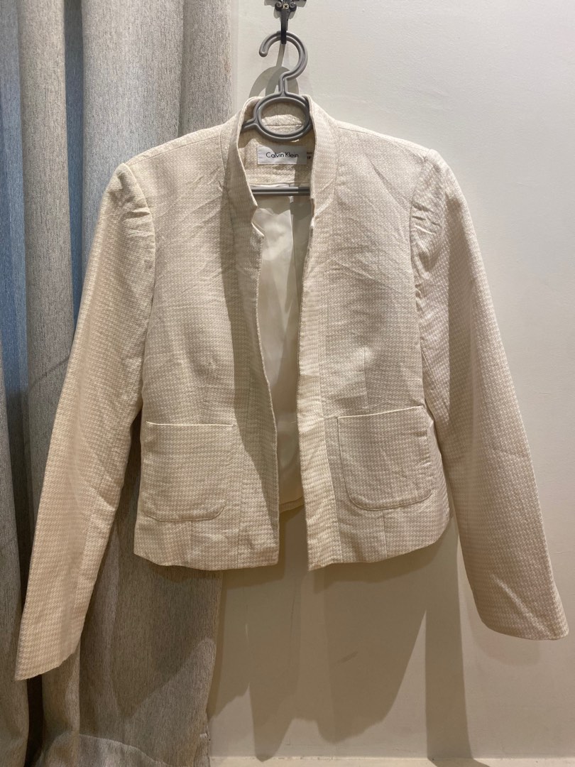 Calvin klein hotsell tweed jacket