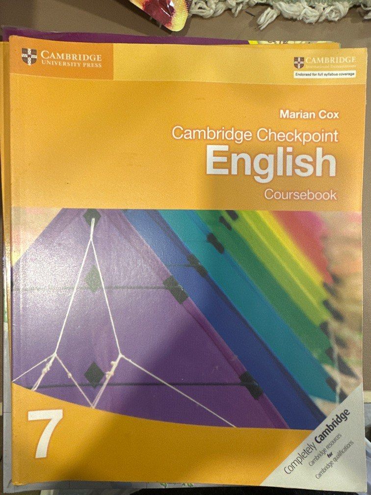 Cambridge checkpoint english coursebook hobbies toys books