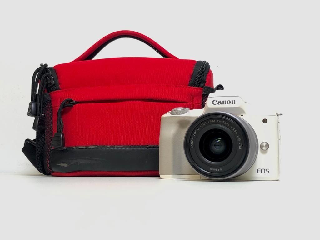 Canon m50 leather case shop