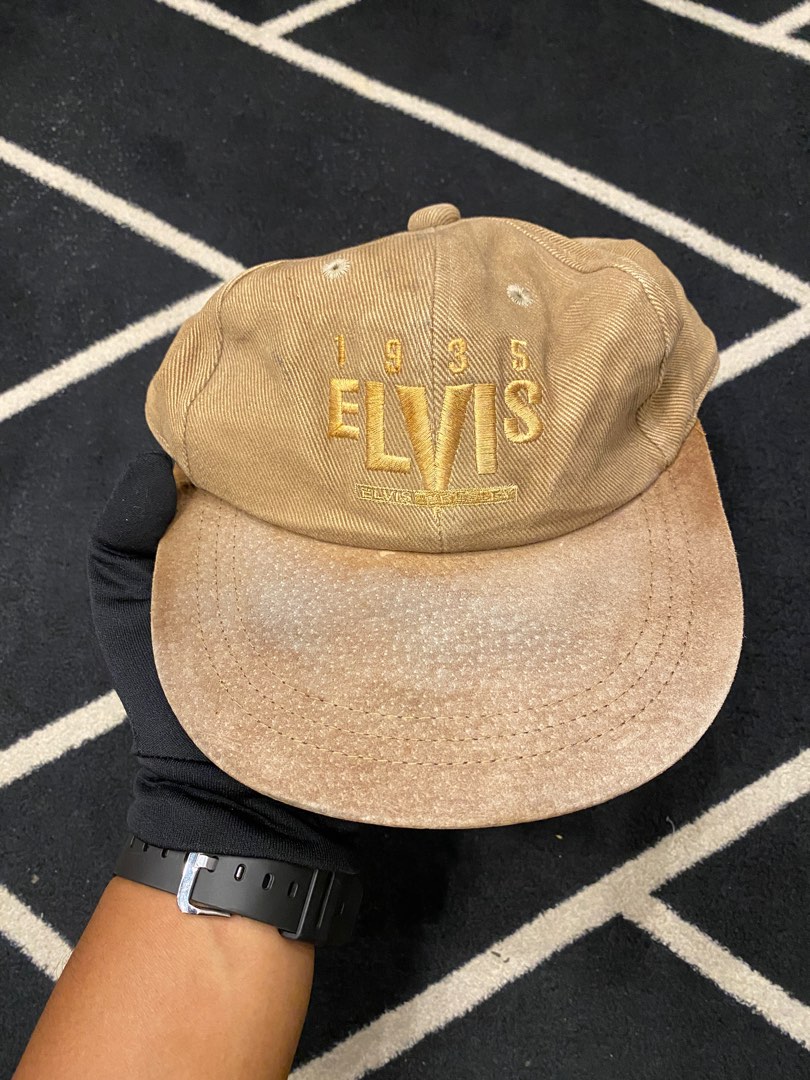 Cap Vtg Elvis, Men's Fashion, Watches & Accessories, Cap & Hats on