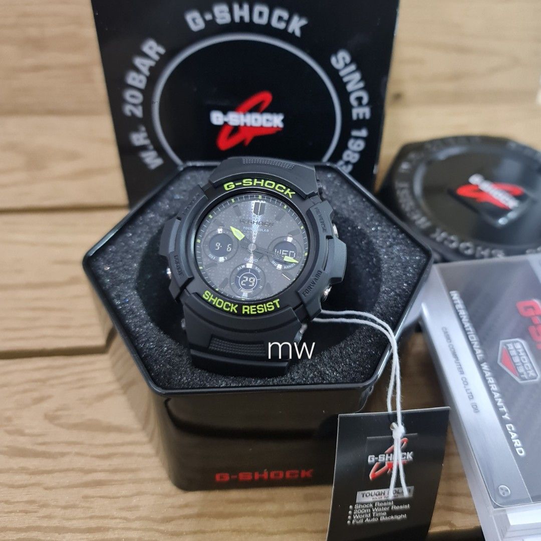 Casio G-Shock Solar Special Color Watch AWR-M100SDC-1A, AWRM100SDC