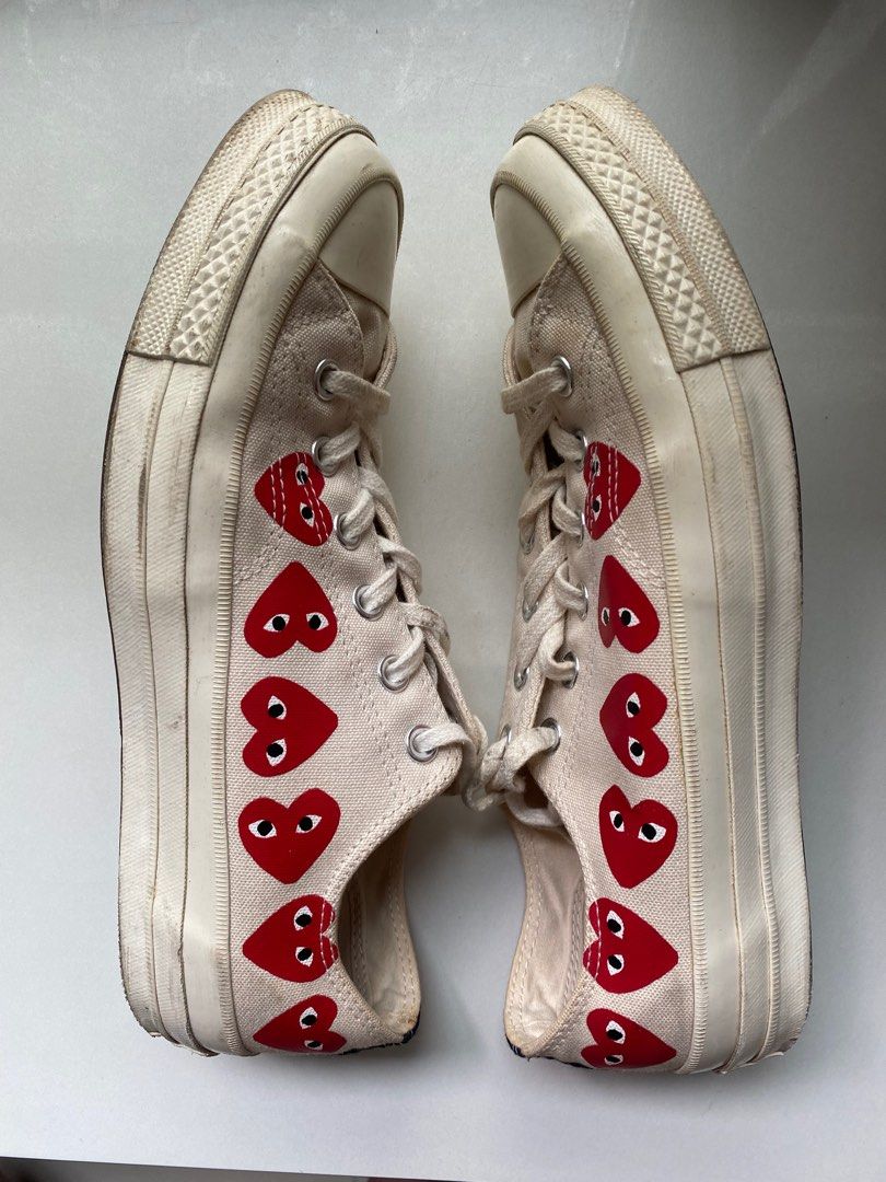 CDG PLAY x CONVERSE Women s Fashion Footwear Sneakers on Carousell