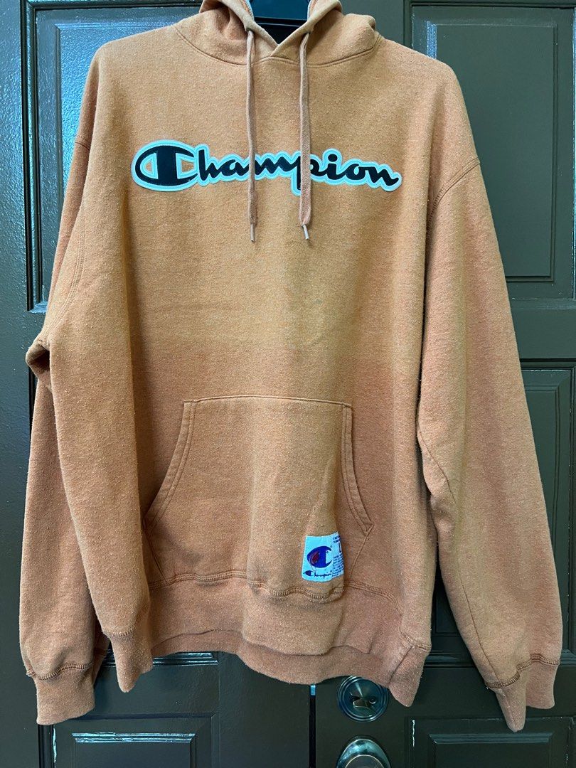 Tan champion hoodie store