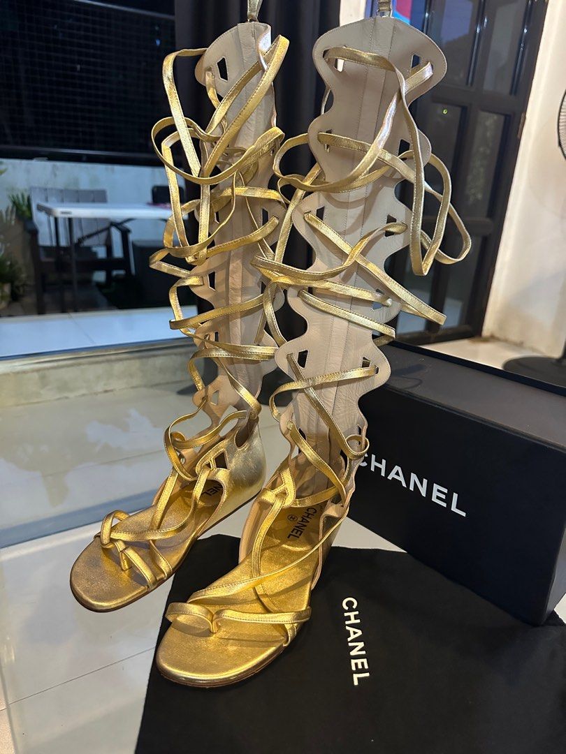 CHANEL gladiator sandals