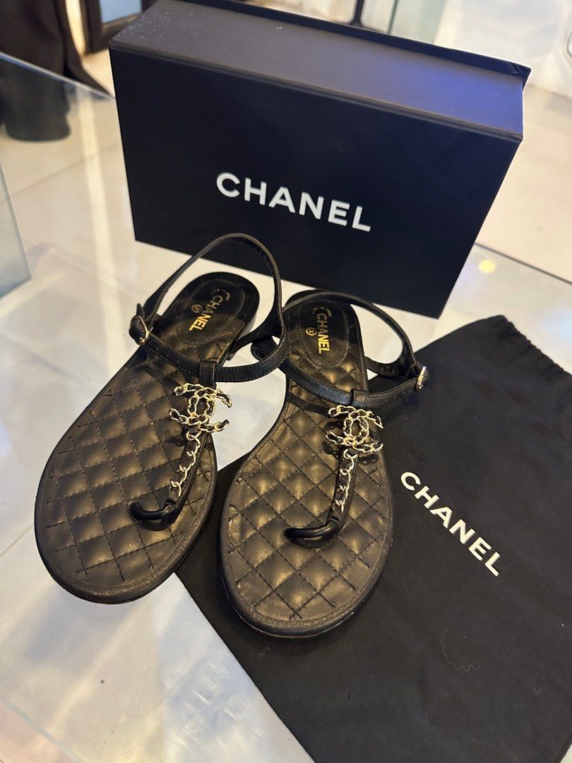 Chanel thong sandals 2020 clearance