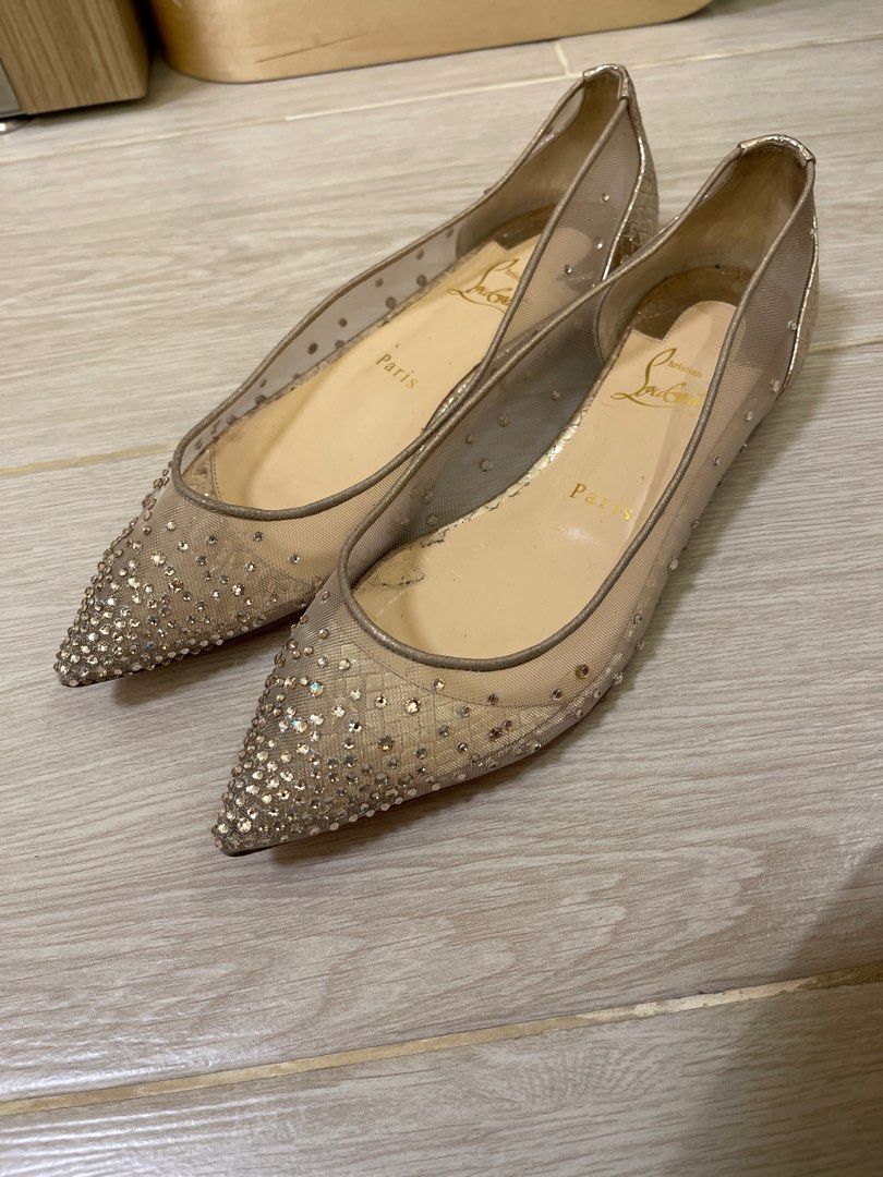 Christian louboutin flats new arrivals wedding