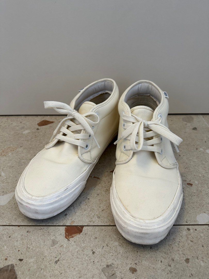 VANS Chukka LX Canvas High Top Sneakers Size 7 Colour Off white