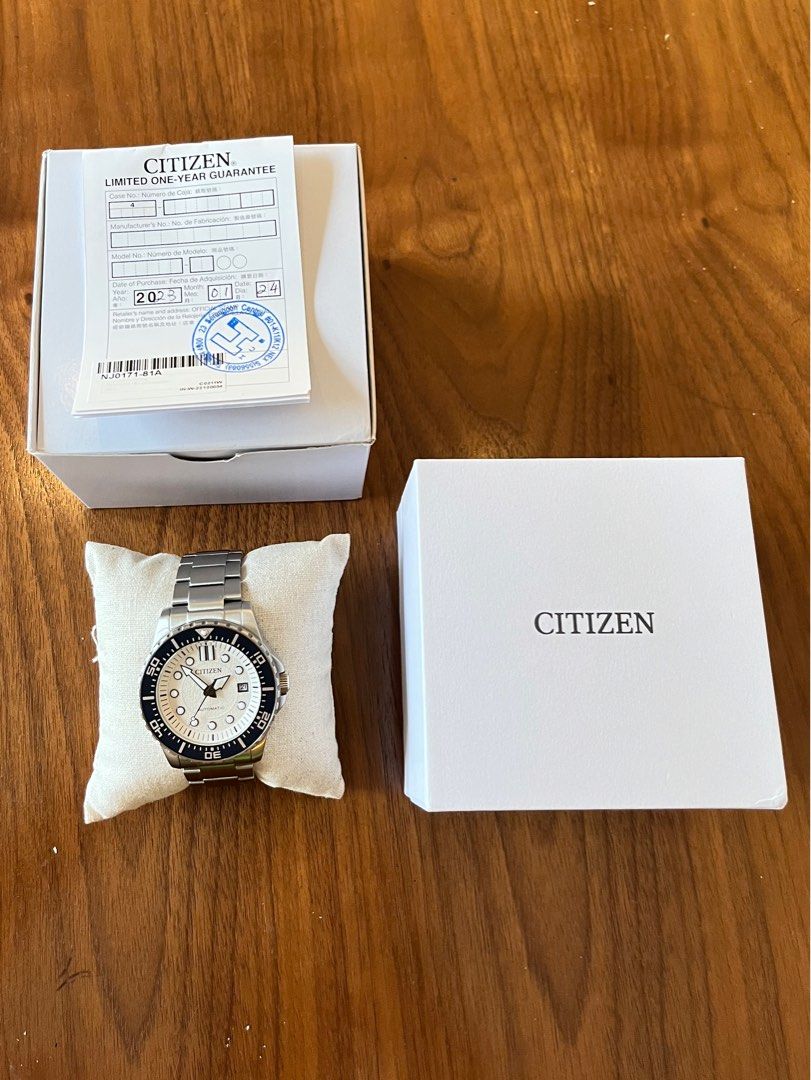 Citizen limited one year guarantee on sale