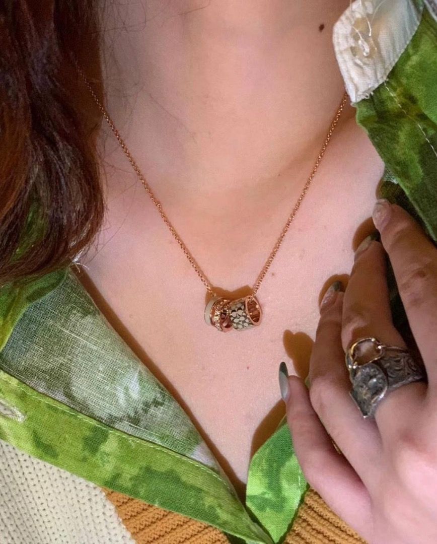 Coach jewelry collection necklace bracelet transfer bead three rings full of Diamonds ElegantAccessories LuxuryLifestyleMY CoachDaily Coachwallet