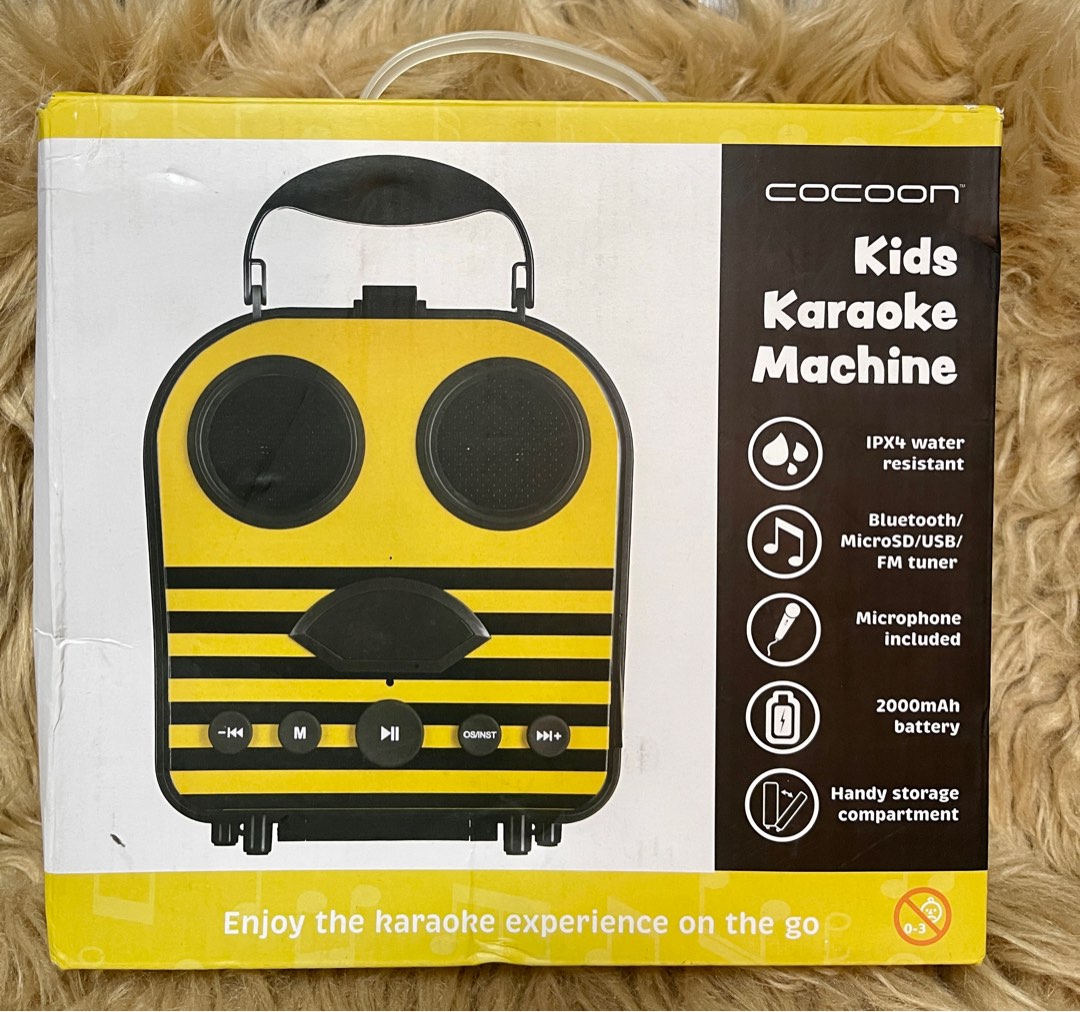 Cocoon Kids Karaoke Machine Php 1,000 ***new, deformed box on Carousell