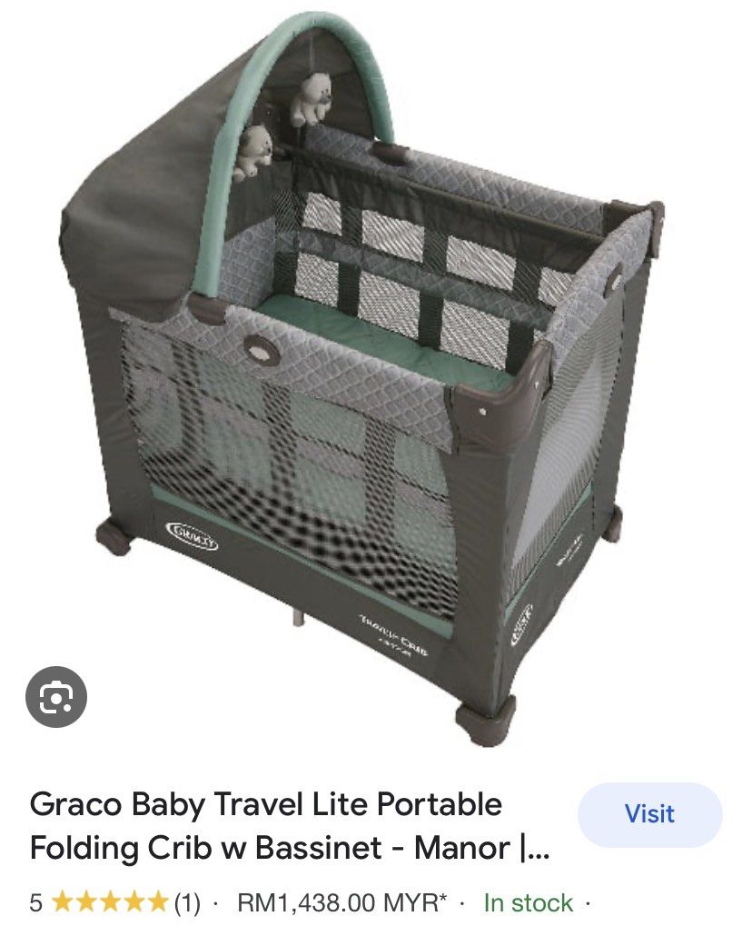 Graco lite crib sale