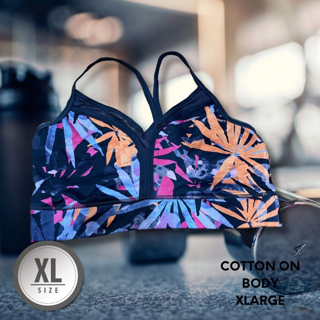 COTTON ON BODY CROP ACTIVEWEAR SPORTS BRA FOR WOMEN, Women's Fashion,  Activewear on Carousell