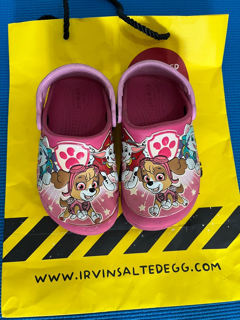 Paw patrol discount crocs size 9