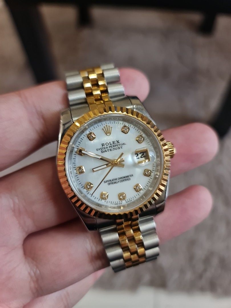 Datejust Oyster Gold Stainless Steel Automatic Watch