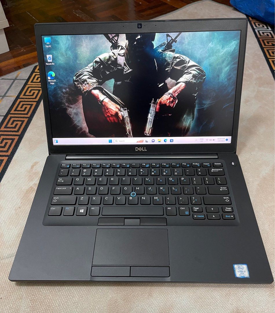 Dell i7 8 Gen 256GB SSD 8GB RAM
