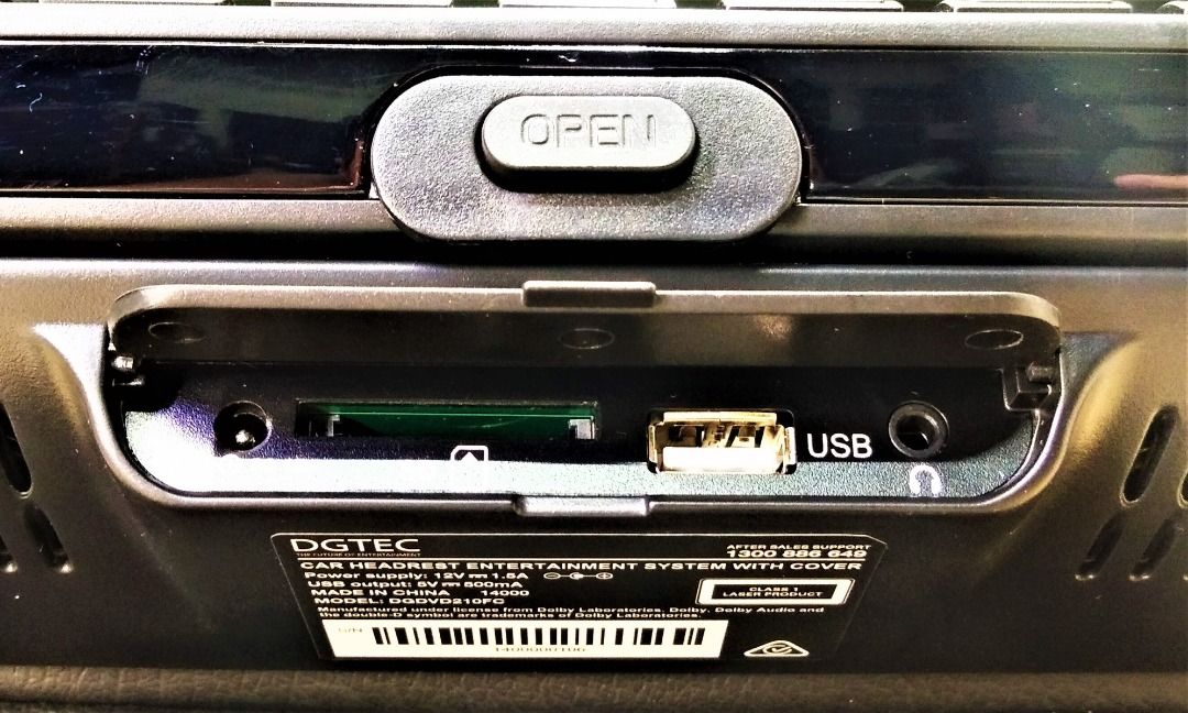 DGTEC Car DVD Headrest on Carousell