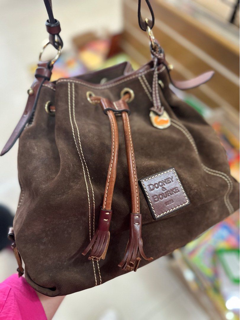 Dooney and Bourke Leather Suede bucket bag