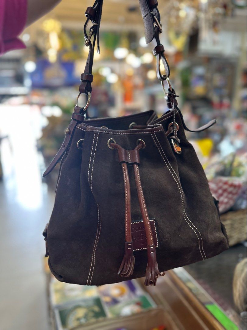 Dooney and Bourke Leather Suede bucket bag
