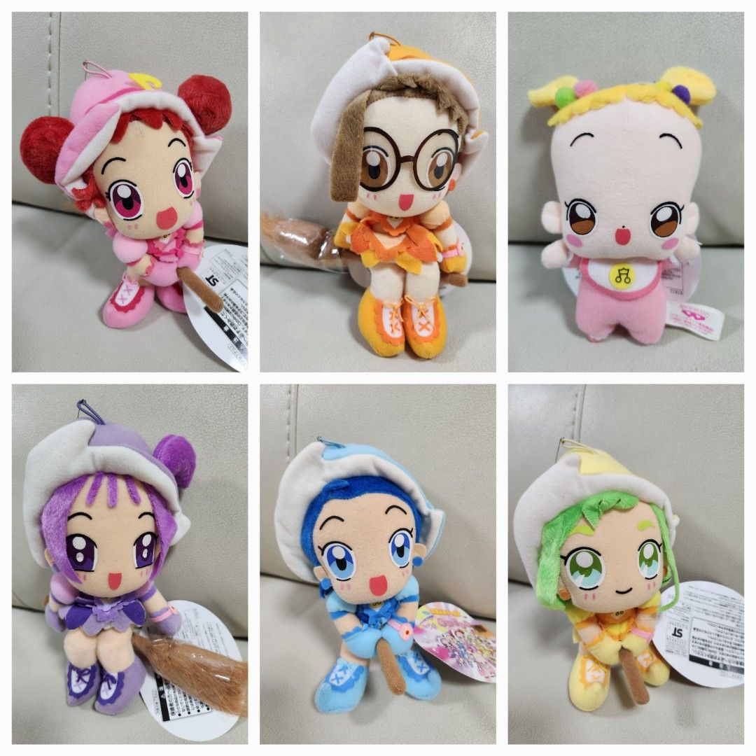 小魔女Doremi 飛天公仔doremi 初貴音符愛子小花桃子1套6款, 興趣及遊戲, 玩具& 遊戲類- Carousell