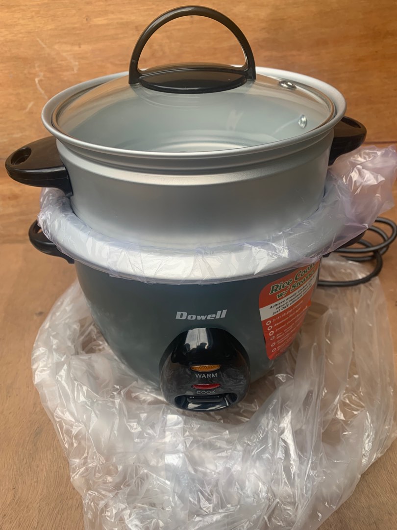 Dowell Original 3 cups Rice Cooker with Steamer (negotiable), TV & Home