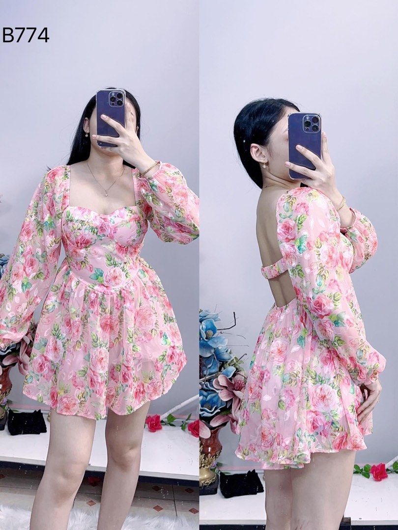 Cap sleeve pink dress shop