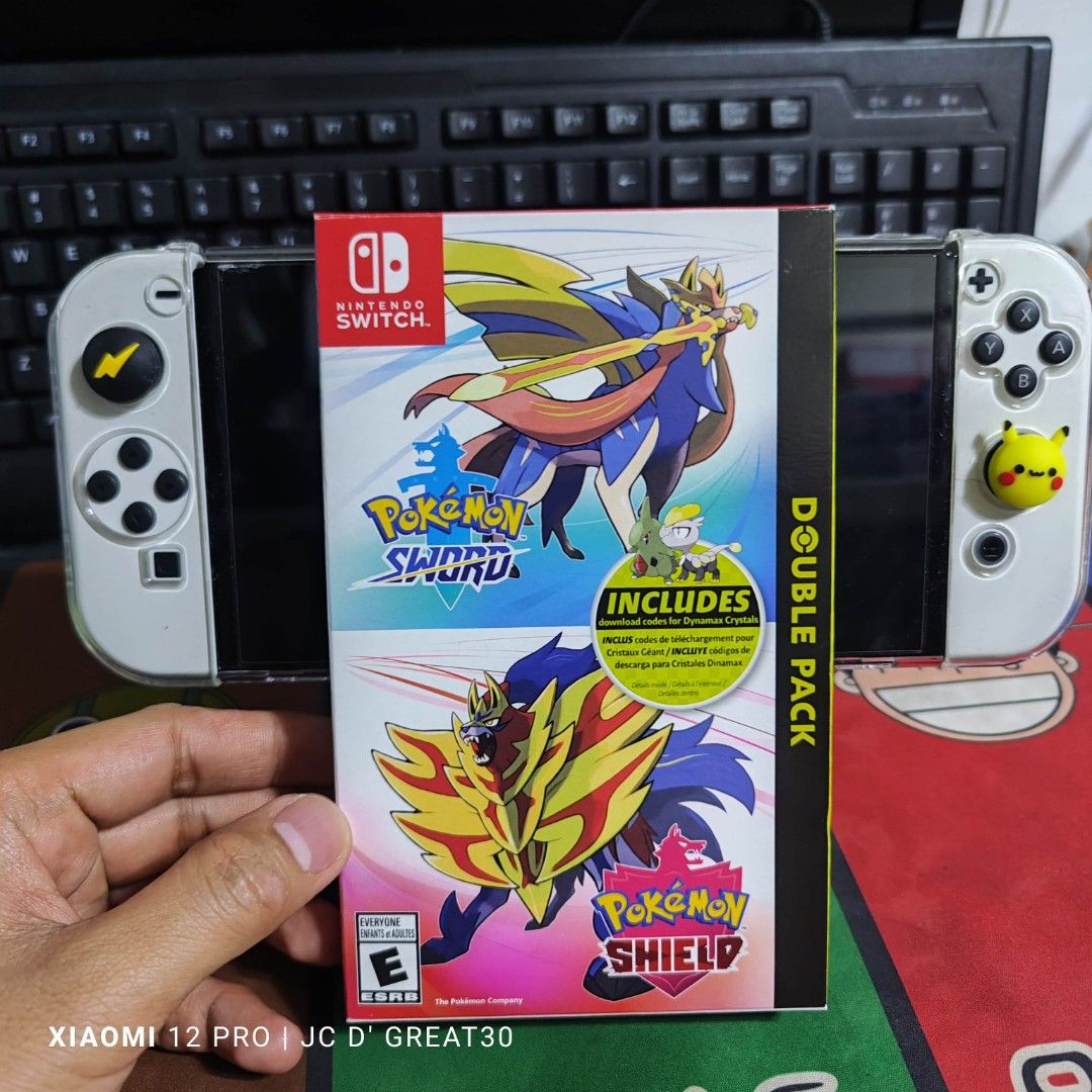 Dual pack pokemon Shield & Sword Box only, Video Gaming, Video Games ...