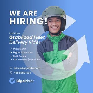 Earn More with Us: Become a GrabFood Fleet Delivery Rider