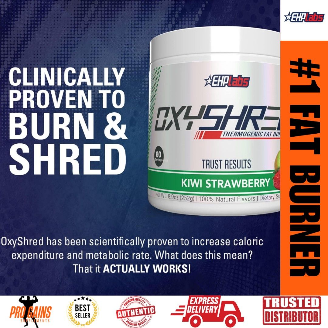 EHP Labs OxyShred Thermogenic Fat Burner[FREE GIFTS], Health