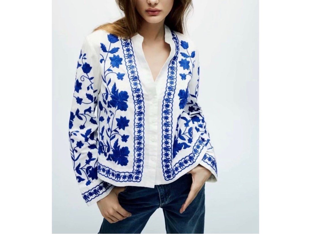 Embroidery Cardigan Zara C