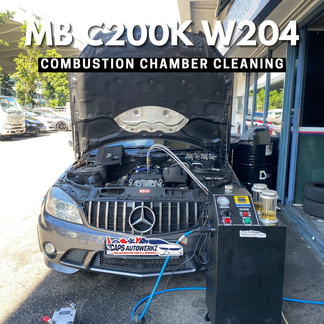 Engine Combustion Chamber Cleaning for Mercedes Benz C200 W204, Car