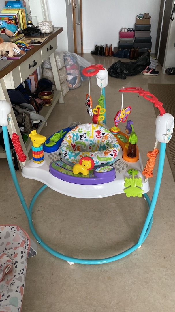 Blue jumperoo sales