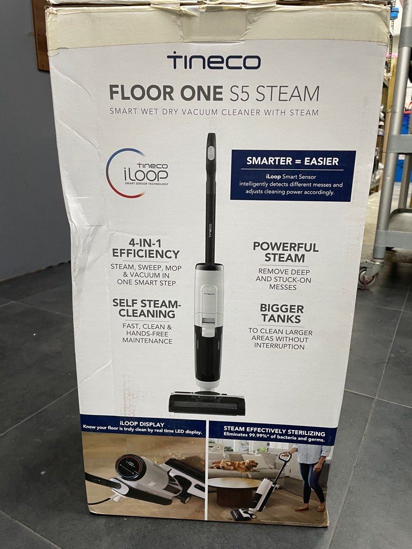 TINECO FLOOR ONE S5 STEAM Smart Wet Dry Vacuum Cleaner With Steam