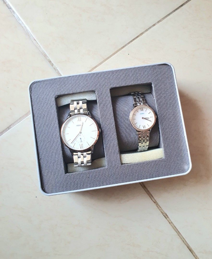 Jam tangan outlet couple fossil