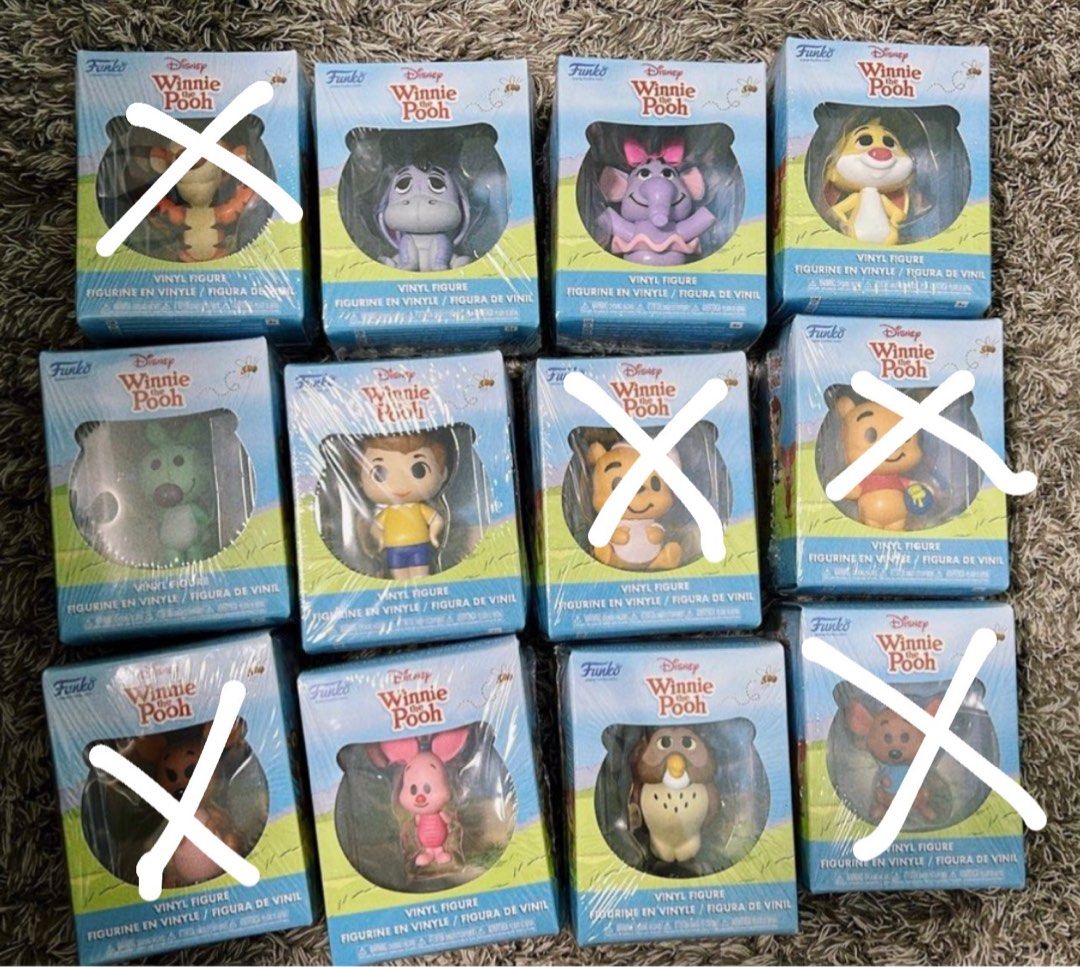 Funko Disney Mini Winnie the pooh Vinyls, Hobbies & Toys, Toys & Games ...