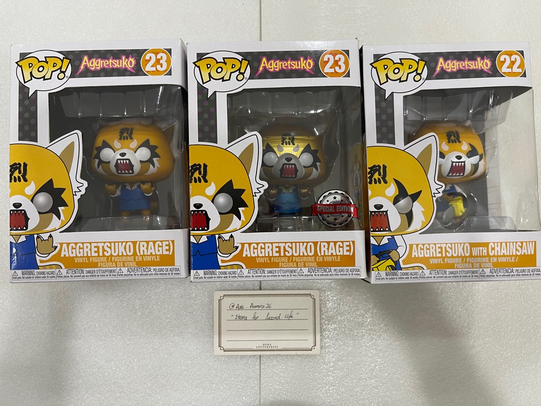 Funko POP! - Sanrio Aggretsuko - 22, 23 (Limited Edition) & 23