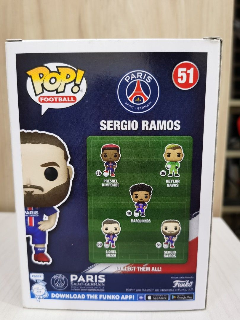 Funko Pop! Fútbol: Paris Saint-Germain - Sergio Ramos