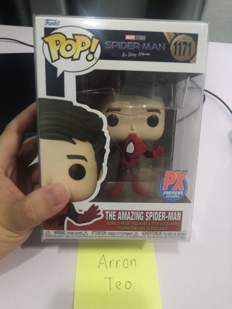 Funko pop spider hotsell man unmasked