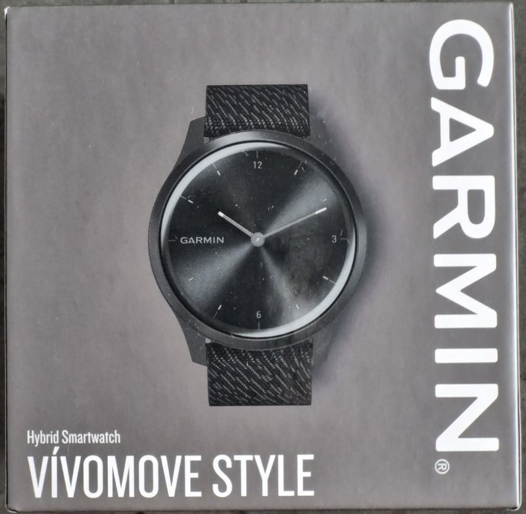 Garmin VivoMove Style in Black, Mobile Phones & Gadgets, Wearables ...