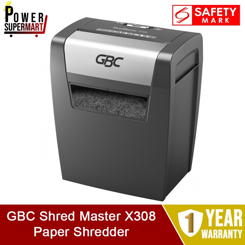 GBC Shred Master X308 Paper Shredder. P-3 Security Level for general ...