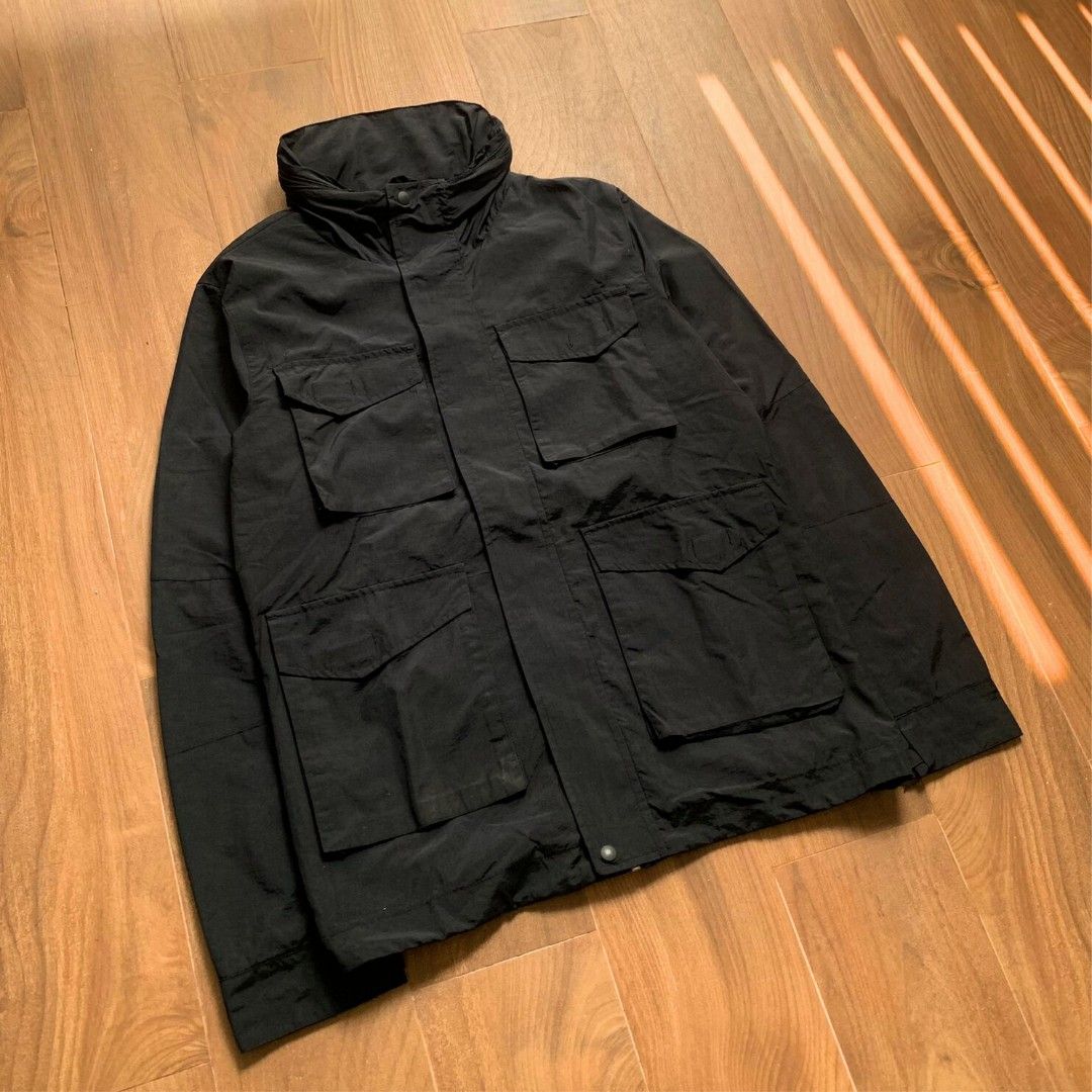 Giordano Parka Jacket Fesyen Pria Pakaian Baju Luaran di